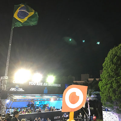 Ginsberg Eye at Ironman Brazil 2018 in Florianopolis, Brazil