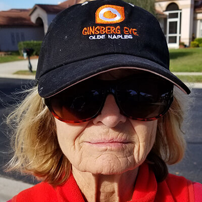 Woman wearing Ginsberg hat