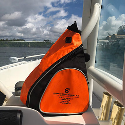 Ginsberg Bag on boat