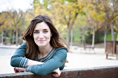 Woman looking at camera